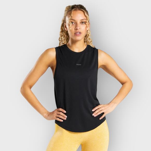 Gymshark Fitness Tank Top | XS | Gray Sleeveless Crewneck Sporty Gym Shirt - Picture 2 of 7